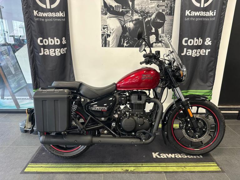 ROYAL ENFIELD METEOR 350- WINDSHIELD-CENTRE STAND