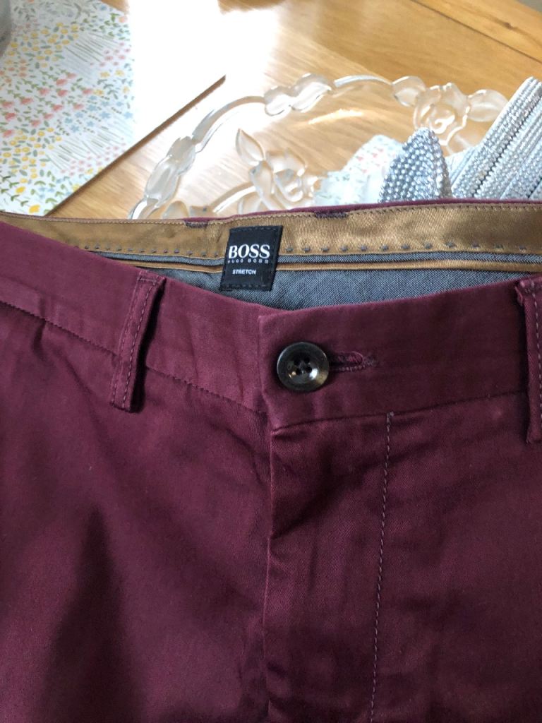 Men’s boss chino trousers 