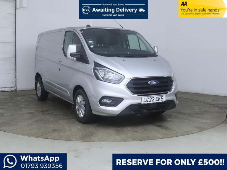 2022 Ford Transit Custom 2.0 280 EcoBlue Limited L1 H1 Euro 6 (s/s) 5dr PANEL VAN Diesel Manual