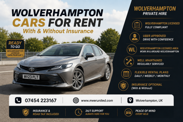 WOLVERHAMPTON PLATED CARS for PRIVATE HIRE TAXI, UBER BOLT PRIVATE CAB OFFICES, DRIVE AND EARN