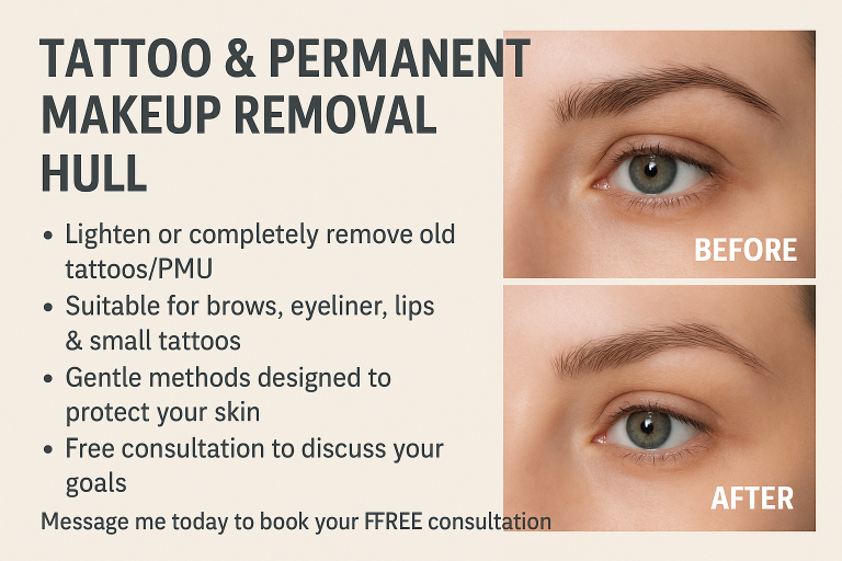 Tattoo removal,Permanent makeup,Fine line tattos