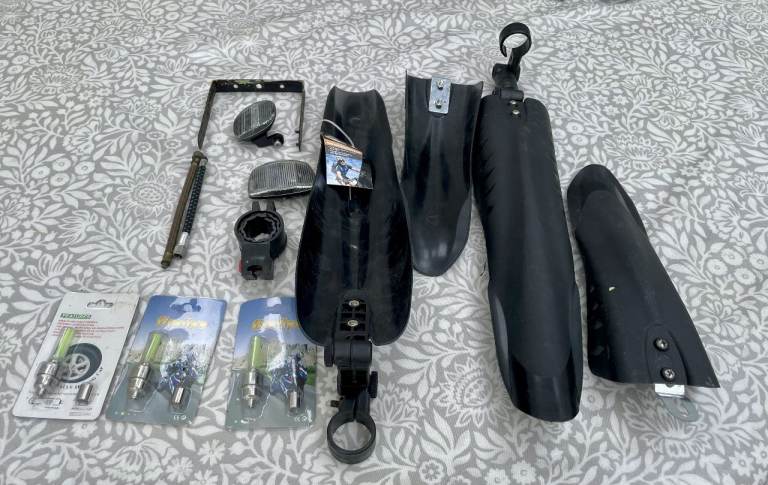 MASSIVE 14 part Bike accessory collection @ bargain price Bits new and unused