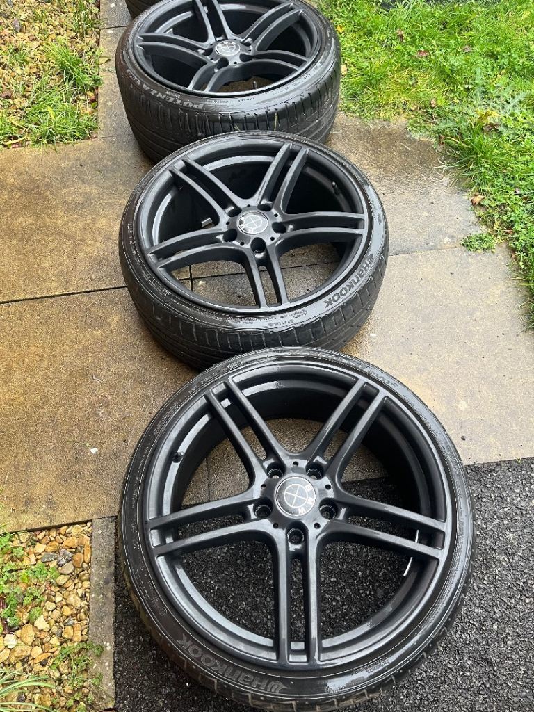 19” Staggered BMW 313M Style Wheels w/ 5mm Tyres: 5x120