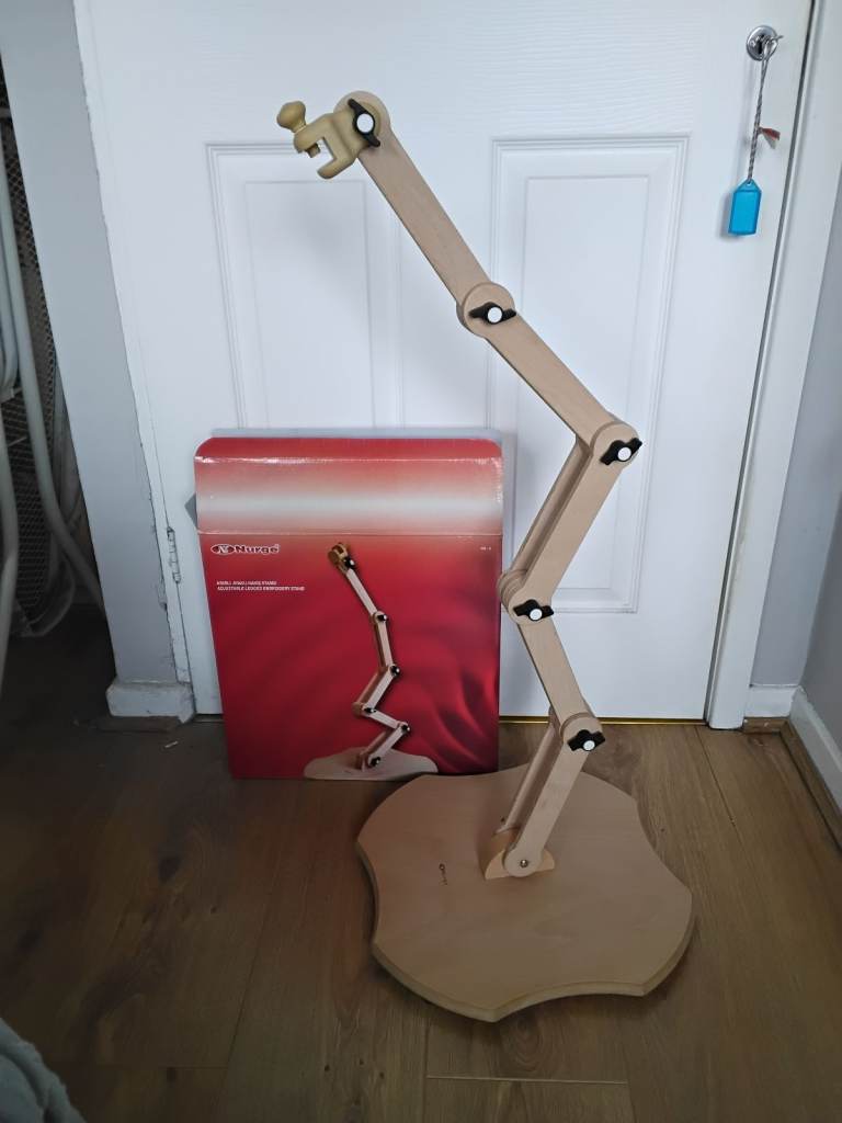 Adjustable Wooden Craft Stand/Holder – Good Condition