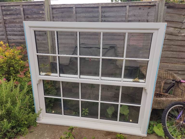 Sash Window, Double Glazed PVC