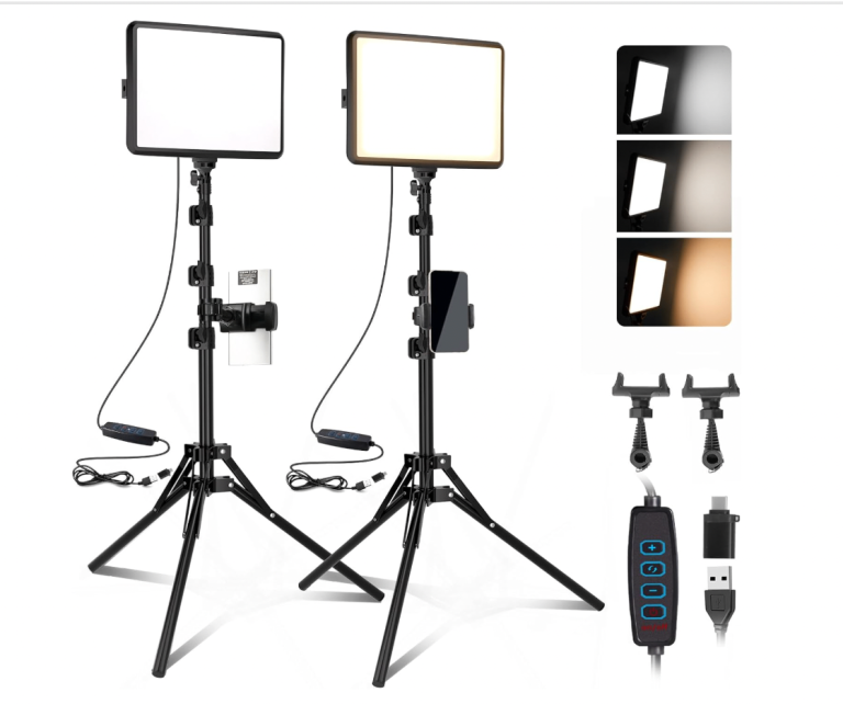 NiceVeedi 2-Pack Photography Lighting Kit