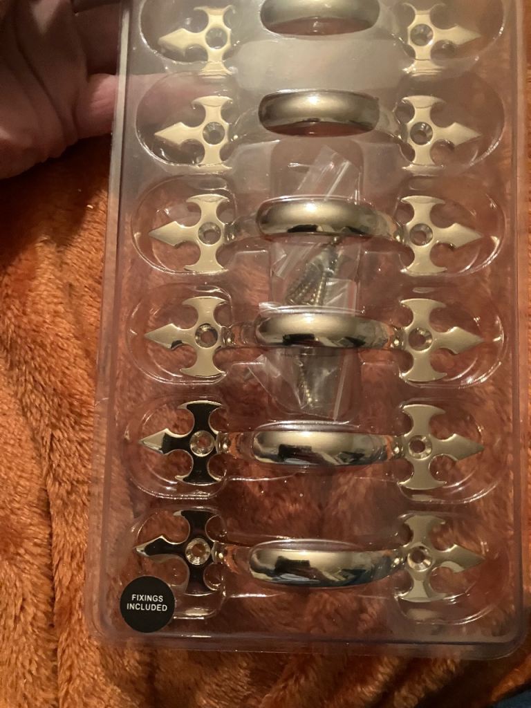 Brand new brass pull handles X6 