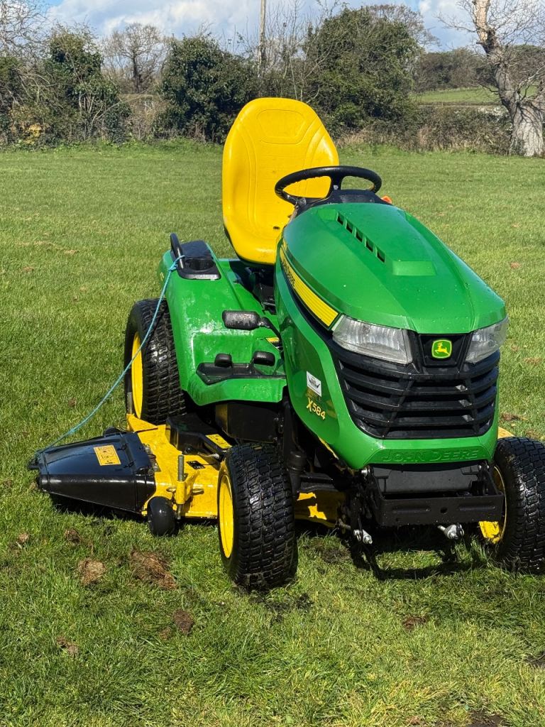 John Deere sit on mower