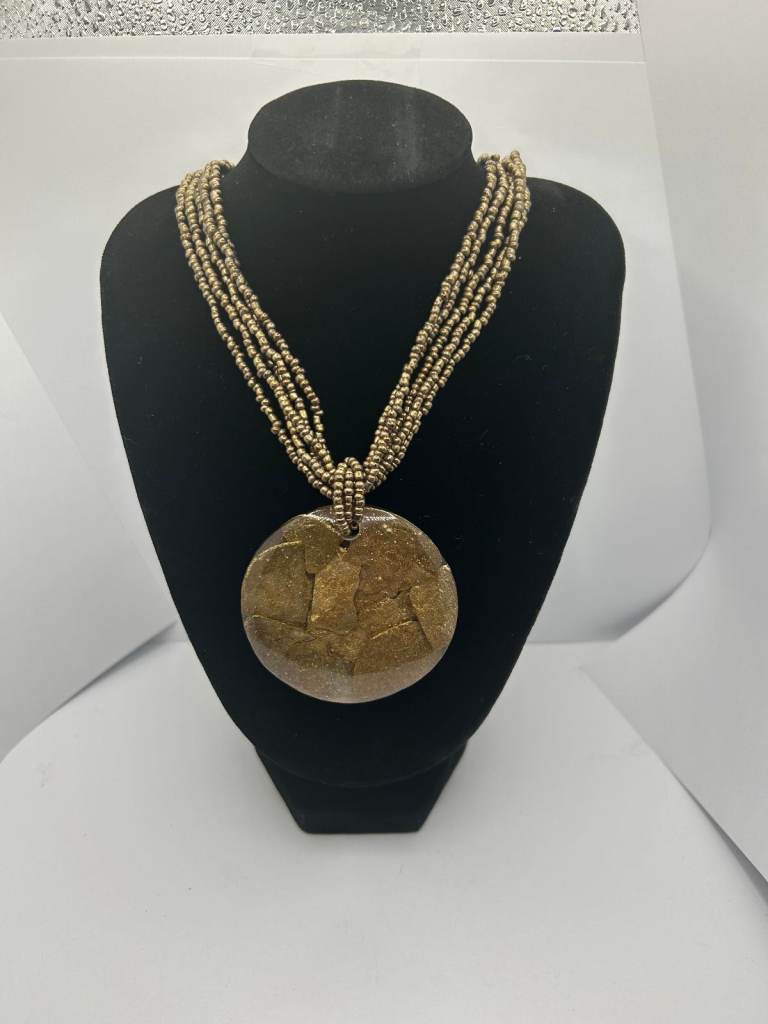 Job Lot 6 Costume Jewellery Necklaces Vintage Style Statement Beaded Chain