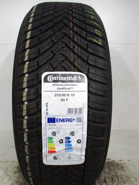 G197 1X 215/50/19 93T CONTINENTAL ALL SEASON CONTACT M+S  NEW TYRES DOT 0225