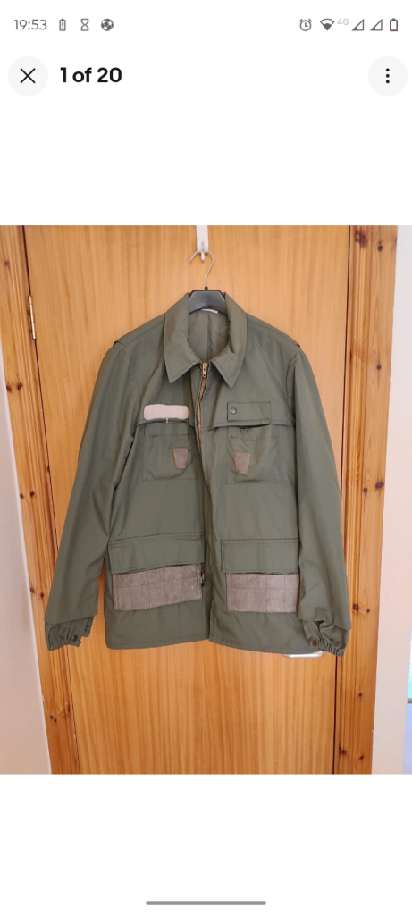 Imperex Fishing Jacket Utility Military Multipockets Khaki Size 42 Vintage 80's