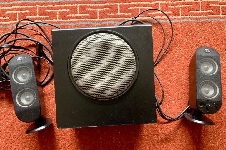 Logitech X-230 is a 2.1-channel computer speaker system