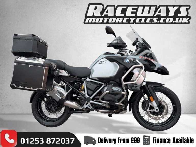 BMW R1250GS ADVENTURE TE 2021 71 REG 10,660 MILES GREY USED MOTORCYCLE 1254CC