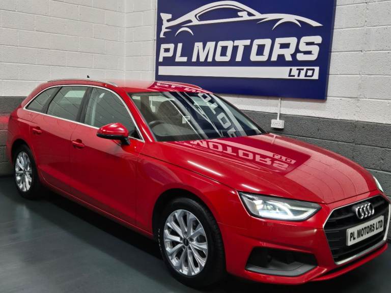 MARCH 2021 AUDI A4 AVANT 2.0 TFSI 35 TECHNIK EURO6 TANGO RED REVERSE CAMERA HEATED SEATS STUNNING !