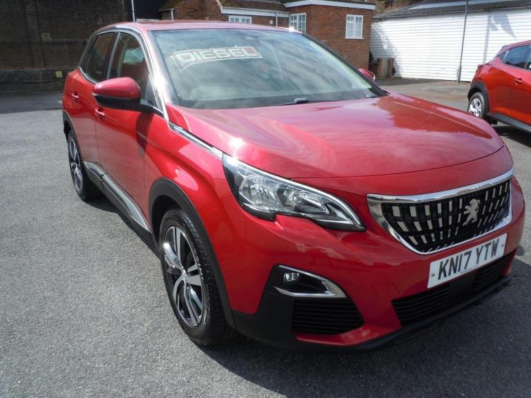 PEUGEOT 3008 1.6 BlueHDi Active Euro 6 (s/s) 5dr Red Manual Diesel 2017