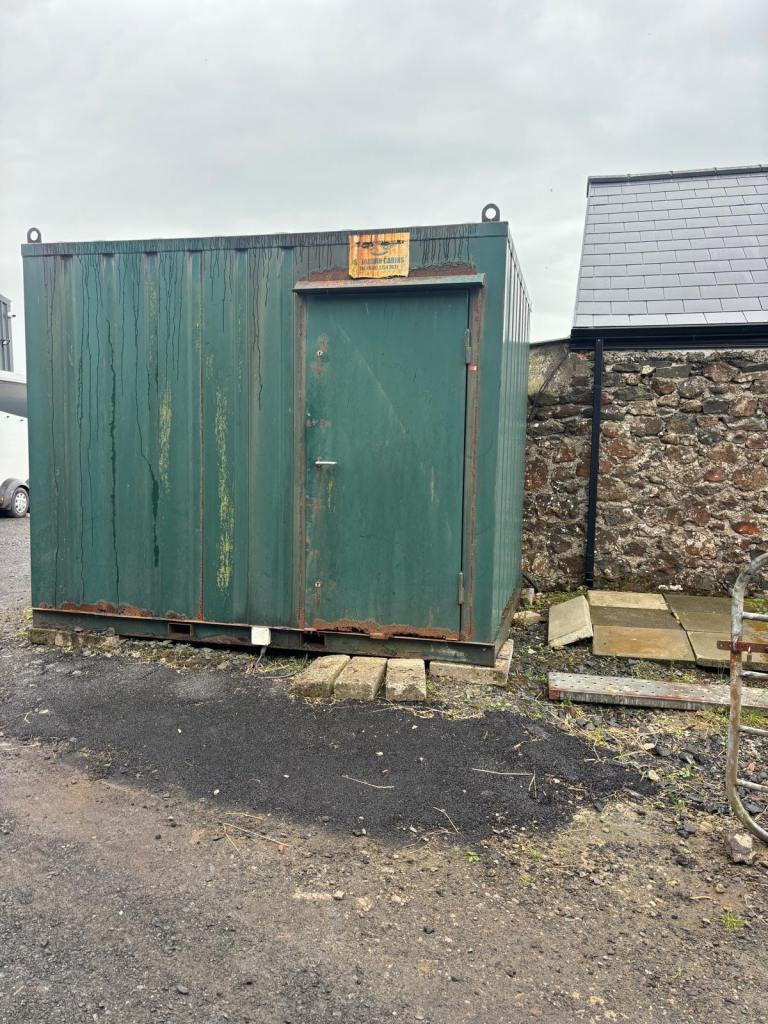 8 x 10ft insulated steel container storage unit office for sale 