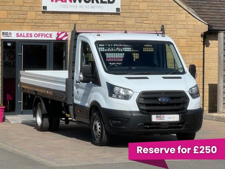 Ford Transit 350 TDCI 130 L4 LEADER ECOBLUE XLWB SINGLE CAB 13FT9 ALLOY DROPSIDE
