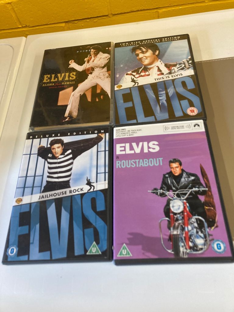 Elvis DVD Collection - 4 Films, Good Condition