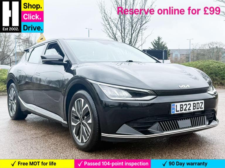 2022 Kia EV6 77.4kWh Air Hatchback 5dr Electric Auto (225 bhp) HATCHBACK Electric Automatic
