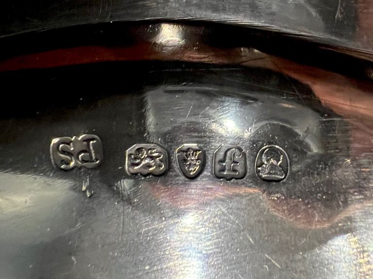 Massive Paul Storr George III antique Sterling silver platter / tray . Hallmarked 925