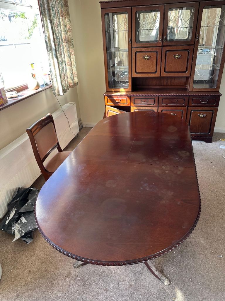   Vintage extendable dining table
