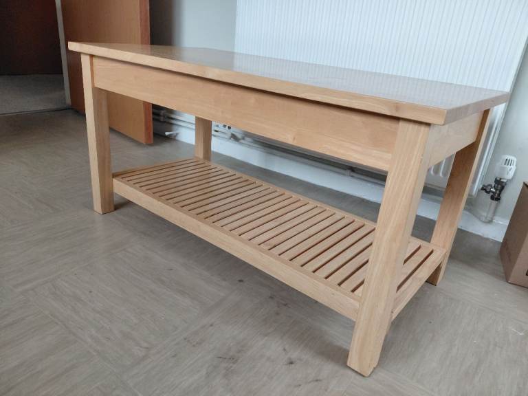 Solid wood coffee table