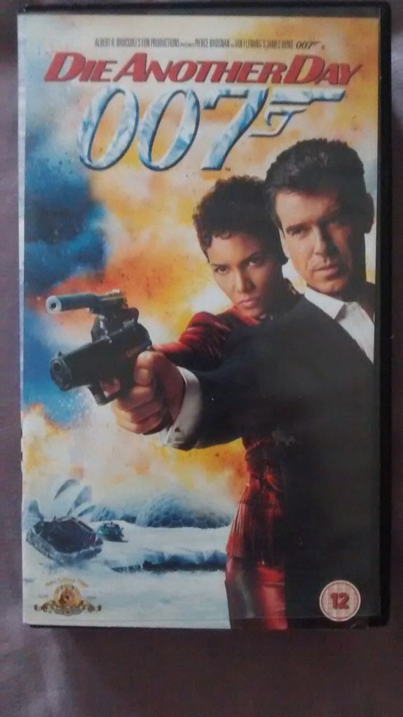 Mint New & Sealed VHS Video Cassette Tape Films & Covers: 1] 007 James Bond; 2] Xmen 2; 3] Animatrix