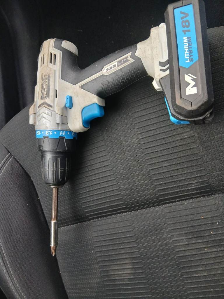 Mcallister Lithium 18V Cordless Drill – Good Condition