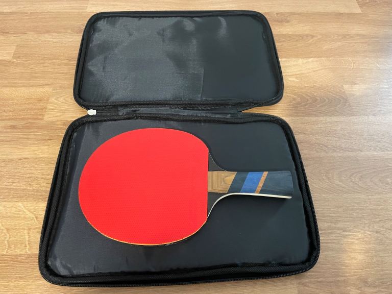 High performance table tennis bat – ping pong racket with protective case
