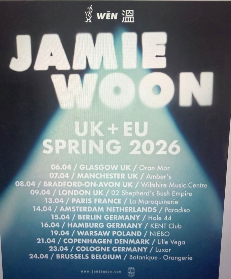 2 x standing tickets for Jamie Woon tonight at 19:00pm O2 Shepherds Bush Empire London
