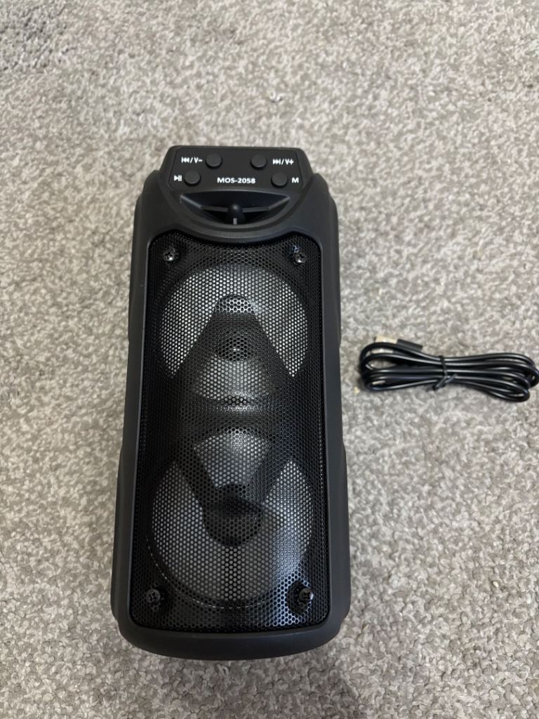 Portable Bluetooth Speaker MDS-205B – Black, As Good As New