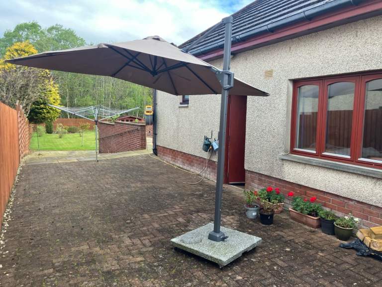 Large garden parasol for sale