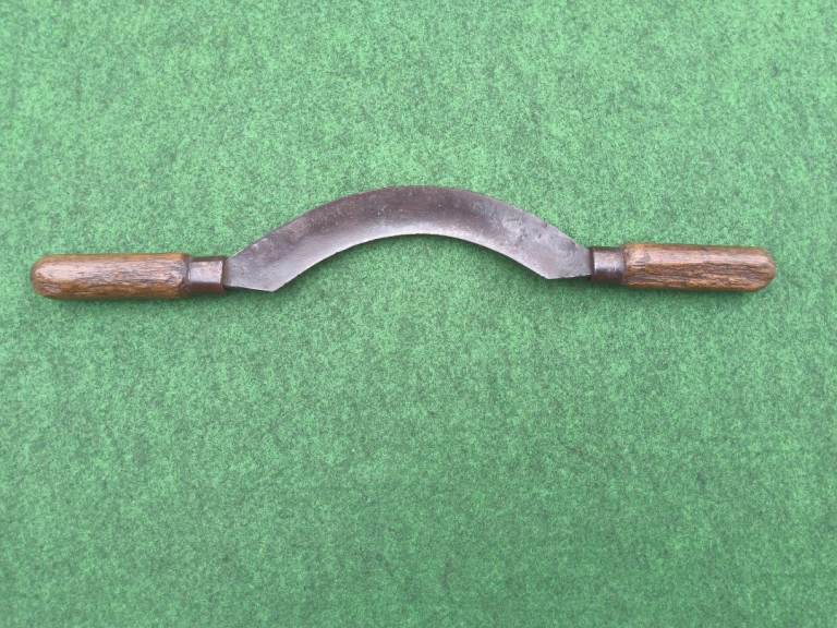 Vintage French curved drawknife
