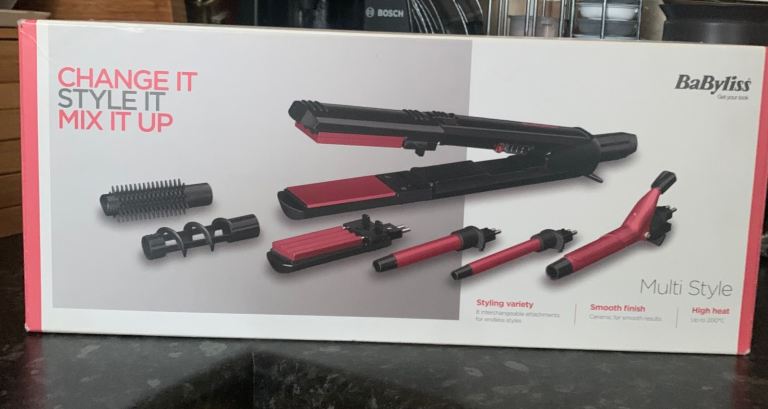 image for BaByliss Multi Style with Ceramic Barrel, Straightener and Curler
