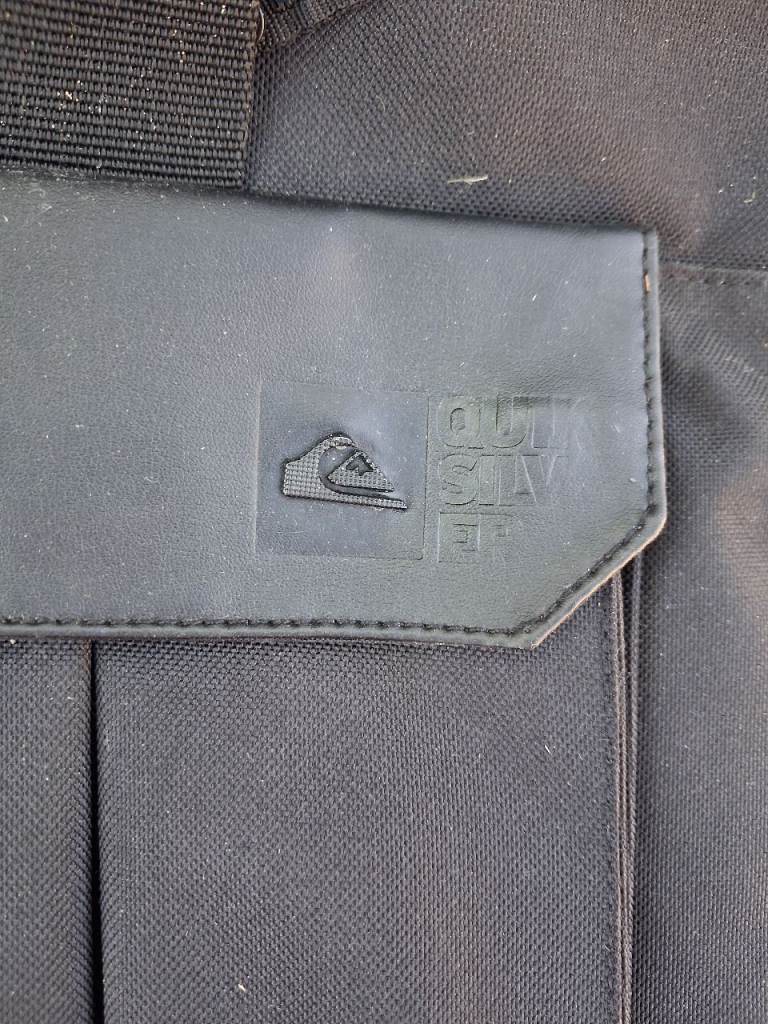 Quiksilver Black Laptop Case / Messenger Bag - Good Condition