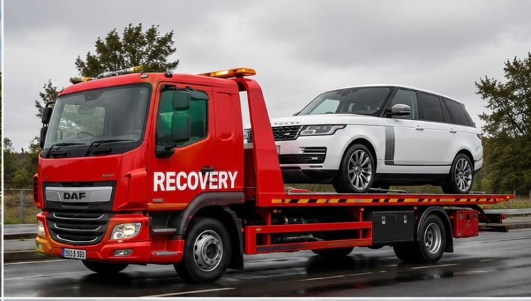 24/7 CAR VAN RECOVERY TOW TRUCK TOWING SERVICE BREAKDOWN JUMPSTART MOTORBIKE DELIVERY