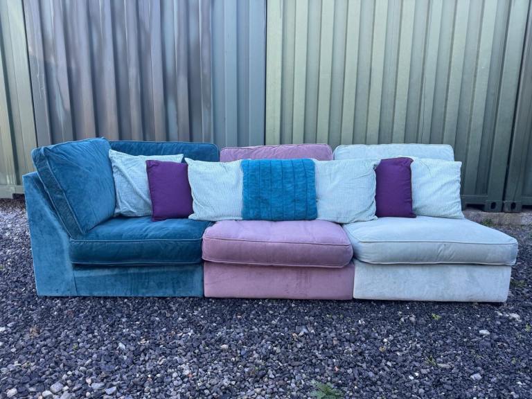 Multi Coloured Detachable Sofa