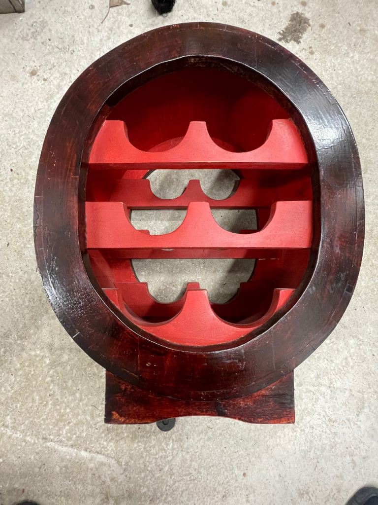 6 bottle wooden rack - wine rack