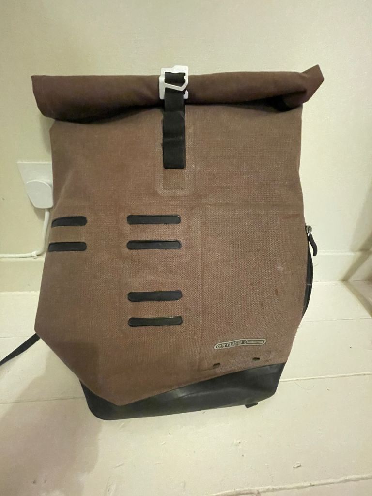 Ortlieb Brown Waterproof Roll-Top Backpack