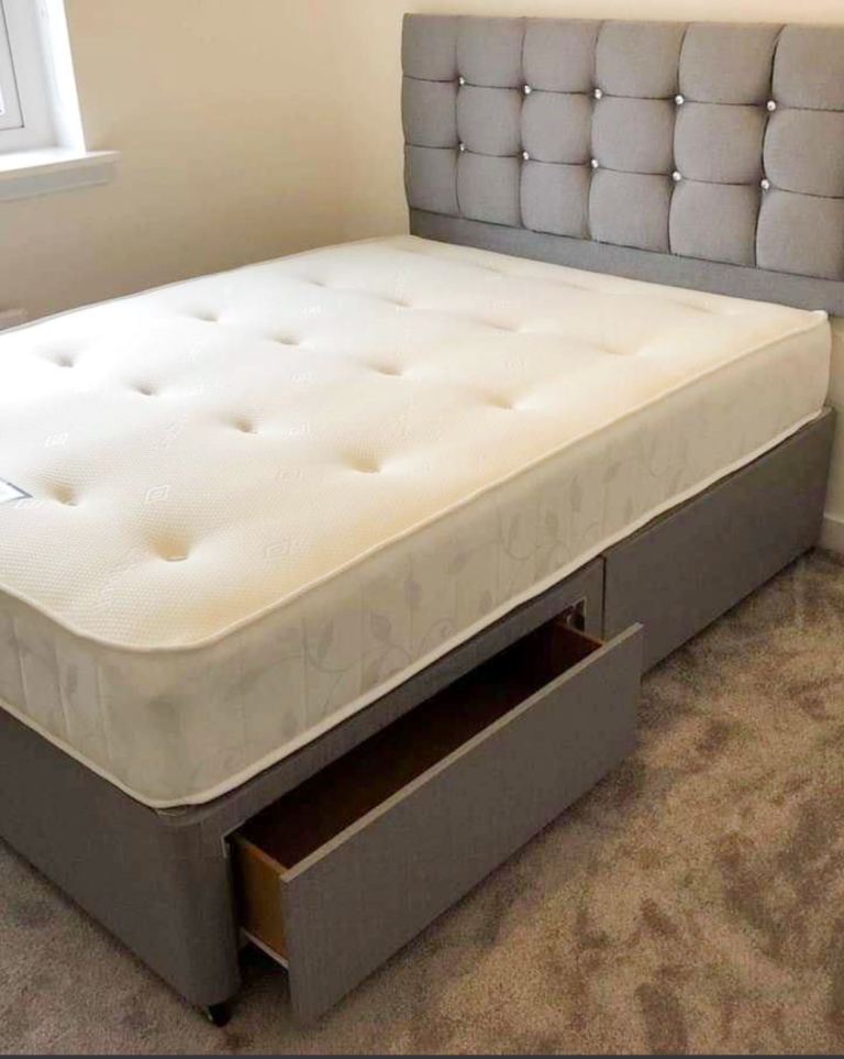 Brand new double beds small double single kingsize super king size bed  with mattress and headboard 