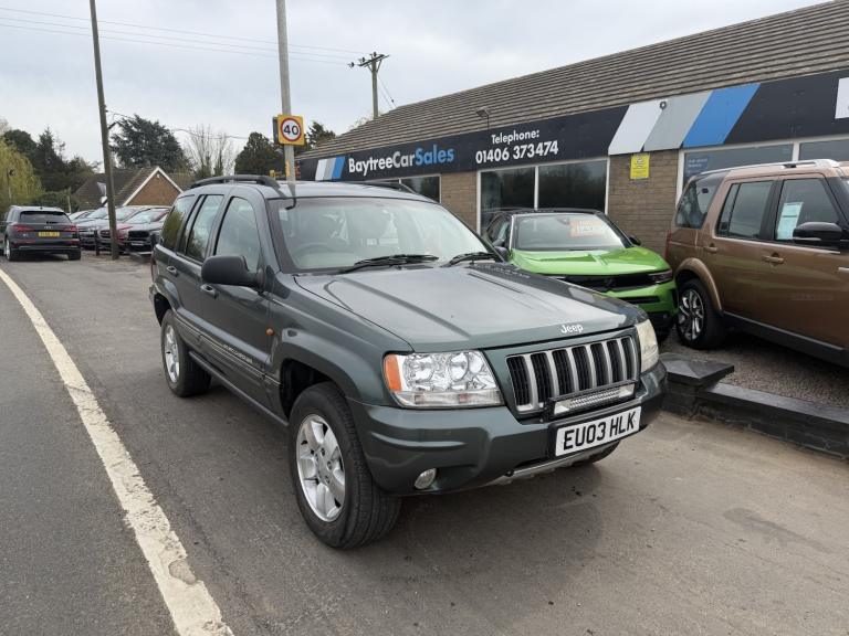 JEEP GRAND CHEROKEE 2.7 CRD Limited Green Auto Diesel 2003