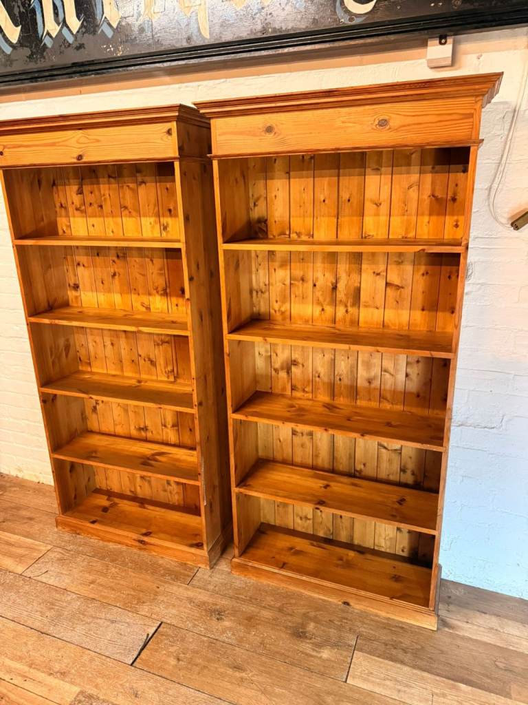 Pair of bookcases with free local delivery