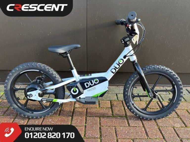 DUO BIKES - DUO 16 MASTER - NEW KIDS ELECTRIC BALANCE BIKE - FOR KIDS AGE 5+