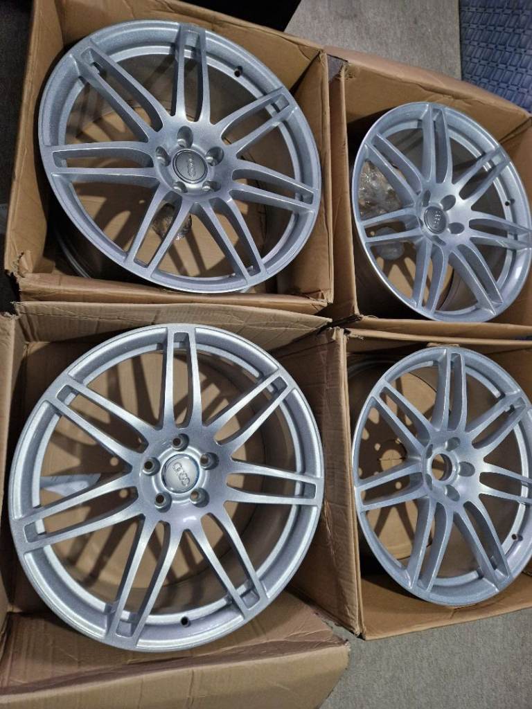 Genuine 20" Audi S6 S7 S8 Le Mans 5x112 Alloy Wheels 9j et37 4H0601025AA / 4H0601025AB