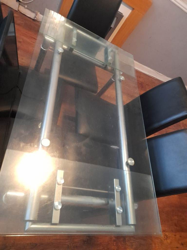 Dining table and chairs 