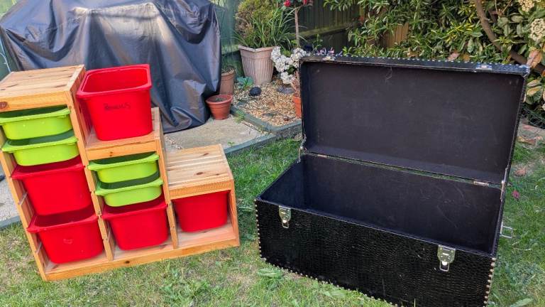 Storage trunk and IKEA trofast