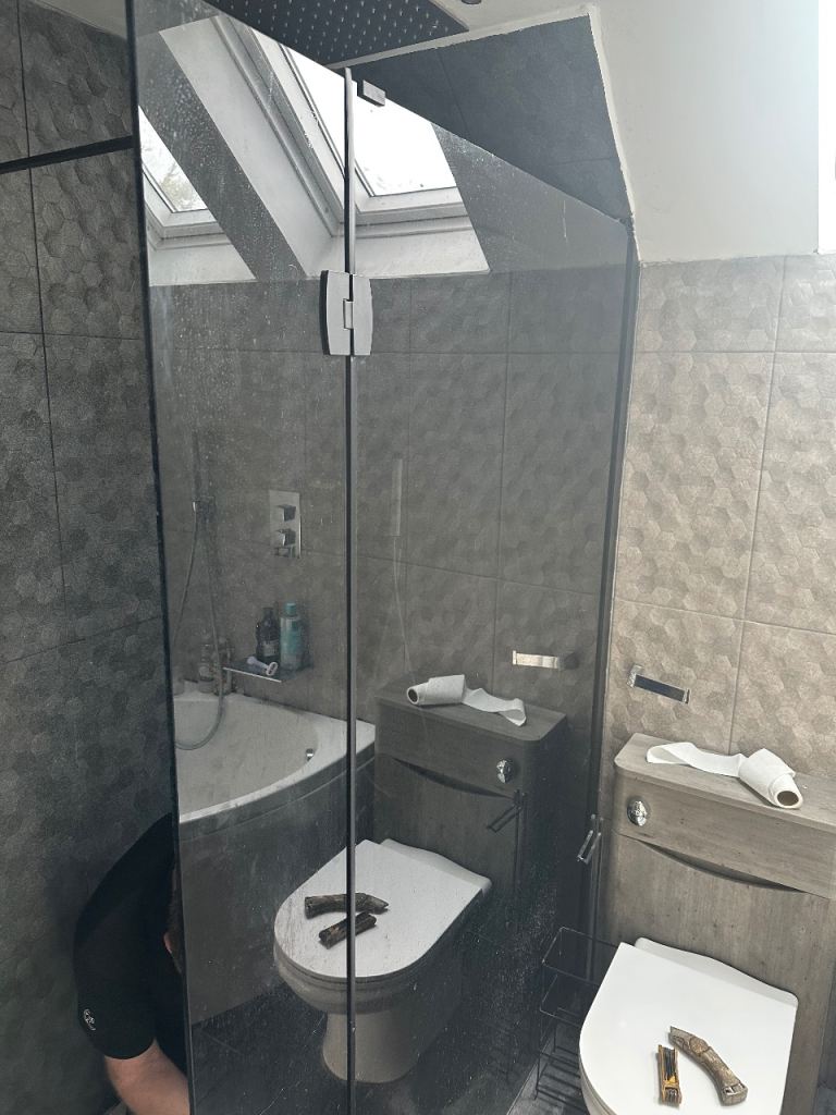 Free aqua dart shower screen 
