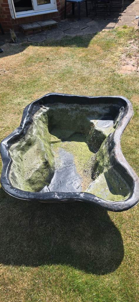 Used Pre-Formed Garden Pond Liner – Ready for a New Home