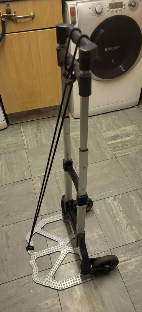 Folding Hand Truck Dolly Aluminum Folding Hand Cart Luggage Trolley Cart