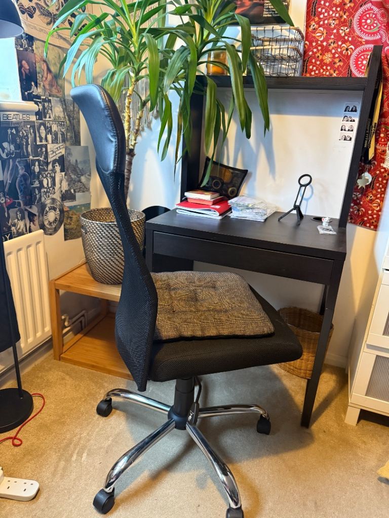 IKEA Desk with office chair